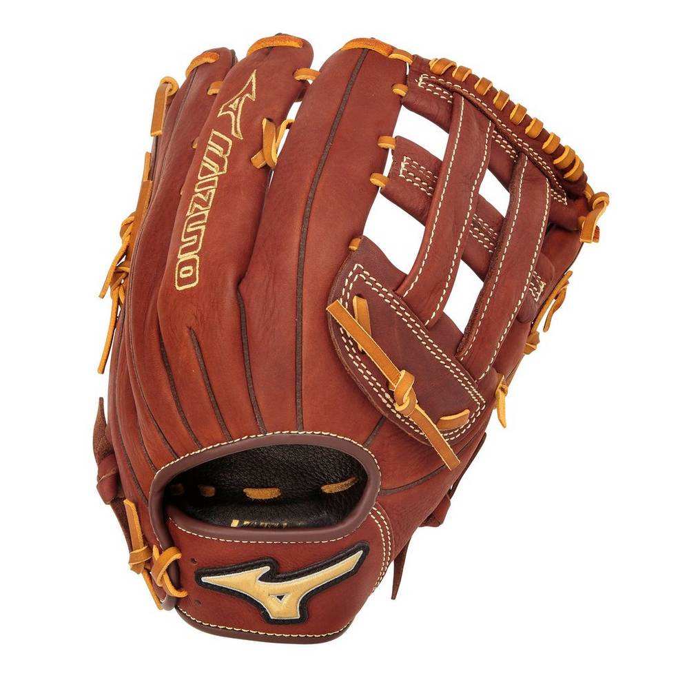 Mizuno Men's MVP Series Slowpitch Softball Glove 13" Dark Red (312296-MXY)